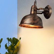 简约铁艺黑扫漆E27壁灯酒店过道灯北欧复古欧式主卧餐厅咖啡店