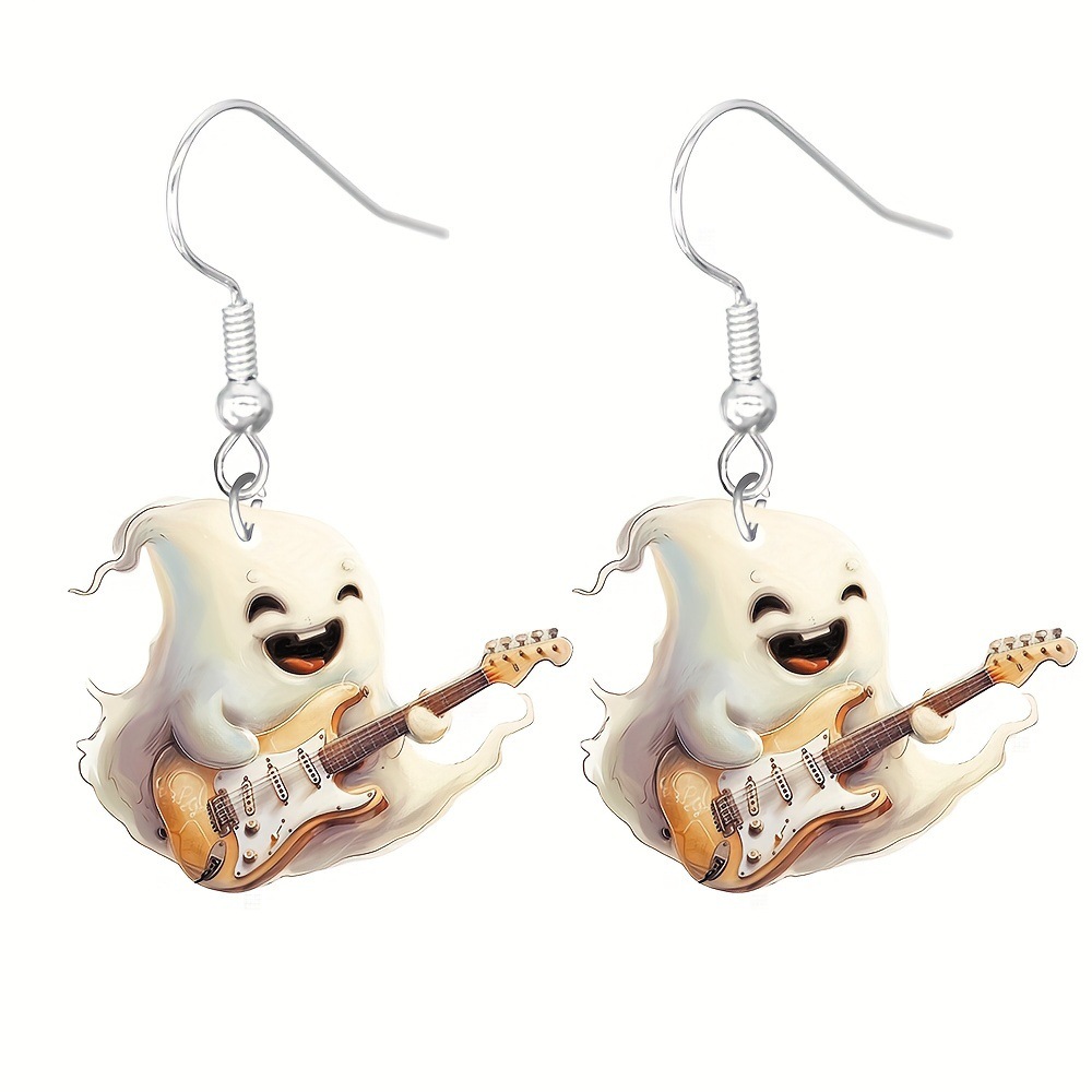 Drop Earrings Classification 1 Pair Simple Style Classic Style Cartoon Character Arylic Drop Earrings