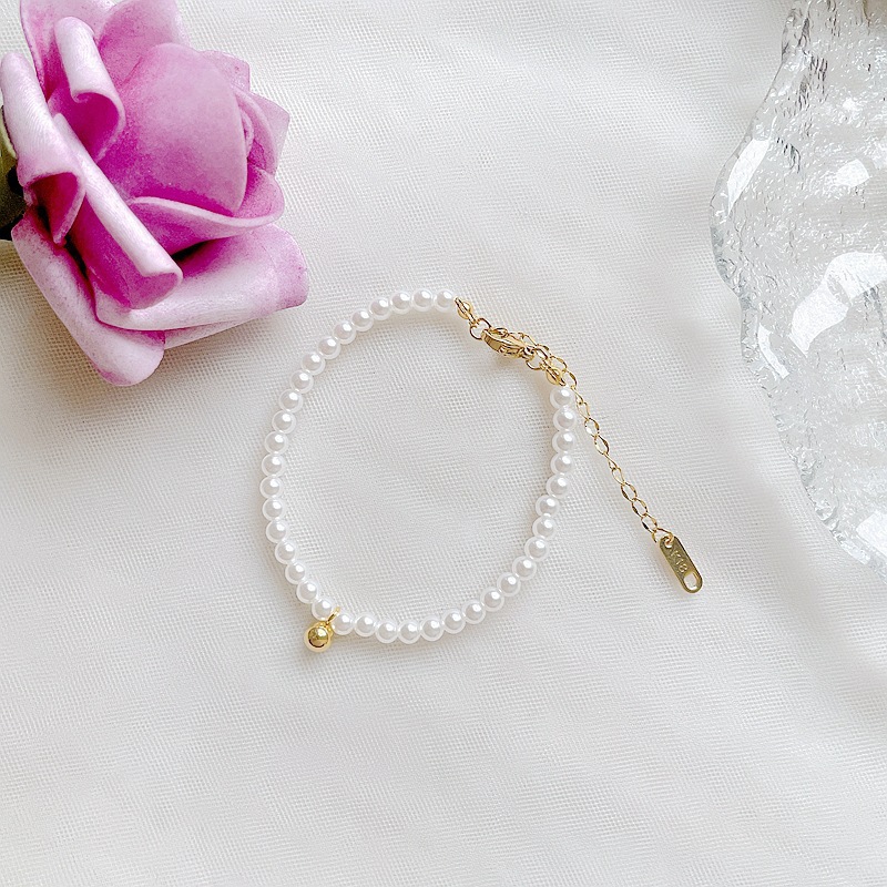 Hermosa perla de alto valor de diseño de tobillo femenino de alta calidad, nicho de tobillo sexy, joyería de lujo ligera, no se desvanece