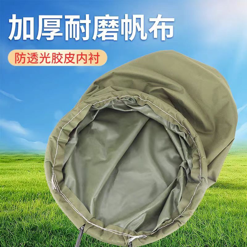 加厚猪头套帆布特厚巨厚抓猪神器套猪头钢筋圈塑料圈加厚帆布头套|undefined