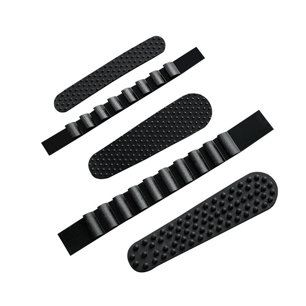 Non-slip silicone hanger from natural wood