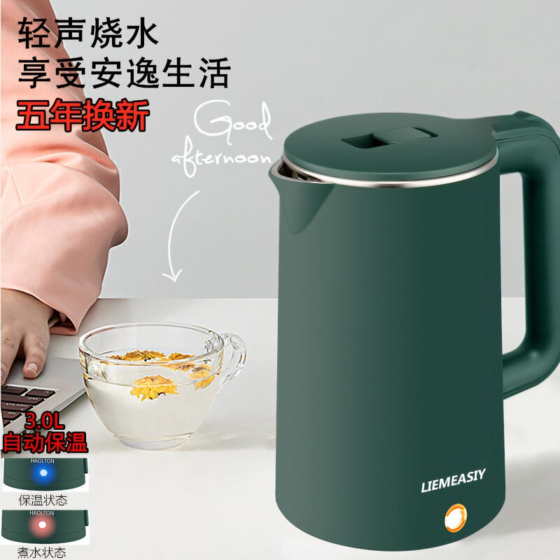 电热烧水壶家用宿舍小型开水保温一体热水器学生煮mini2025新款煲|undefined
