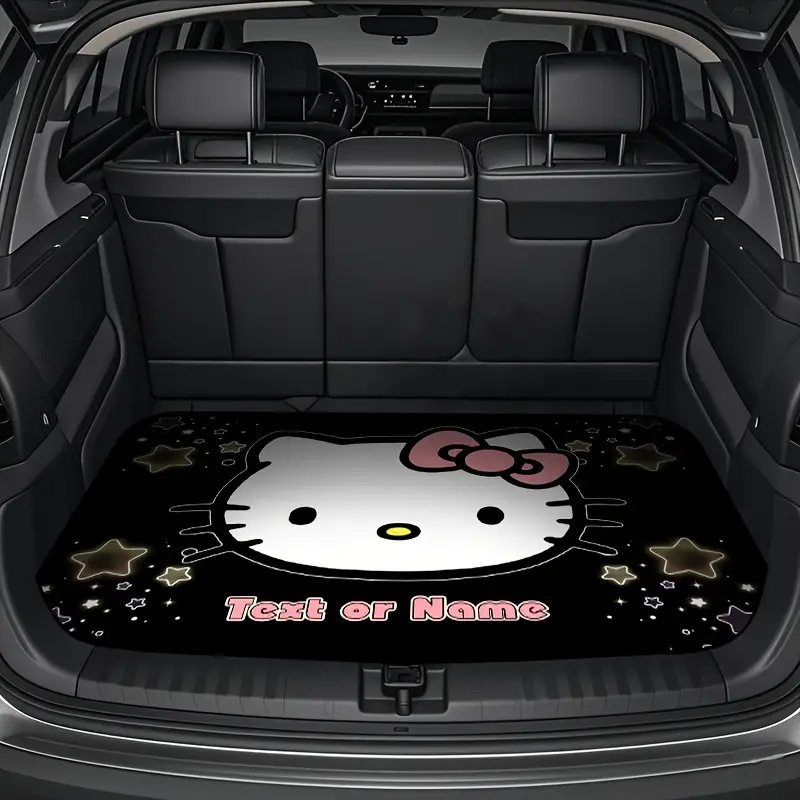 Animation Hello Kitty Floor Mat Car Dirt-resistant Wear-resistant Trunk Mat Dust-proof Non-slip Car Mat in stock Labeling