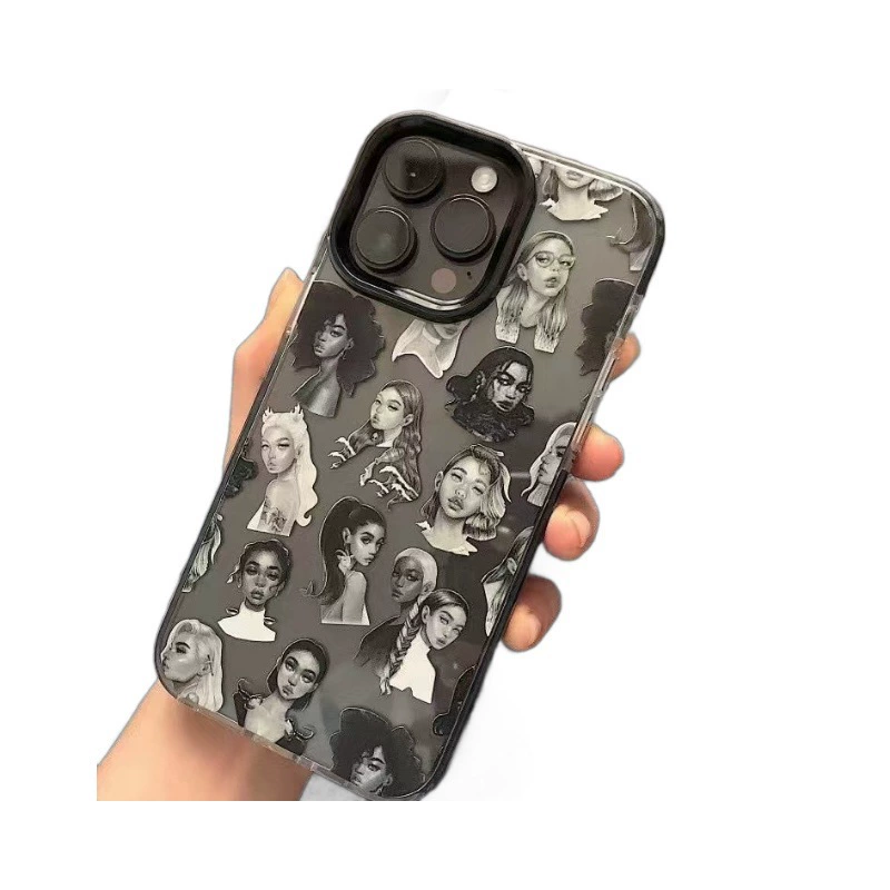Аппле, iPhone 16, двухцветный чехол для телефона, iphone, 15promax