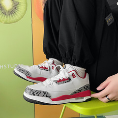 2022 Autumn and Winter New Air Cushion Sports Shoes for Men and Women Students Basketball Shoes Niche Casual White Shoes Couples Running Shoes