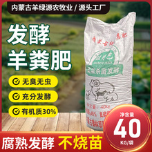 内蒙古纯羊粪粉末有机肥厂家定制有机质30%无臭味发酵羊粪肥料