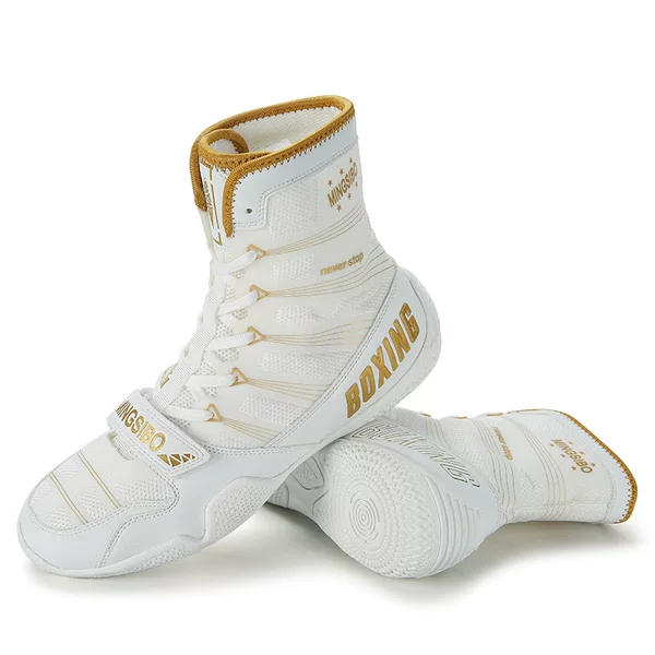 Boxing shoes, men's and women's wrestling shoes, fighting shoes, Sanda shoes, training shoes, combat sports shoes, breathable, cross-border, non-slip