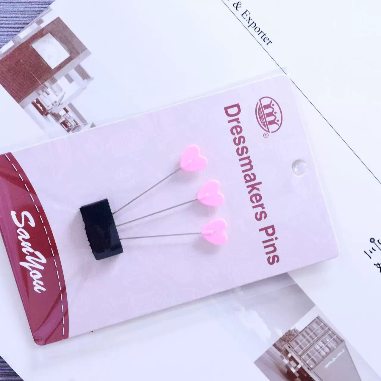 三友sanyou牌爱心定位针手工爱好者必备缝纫DIY超优品质