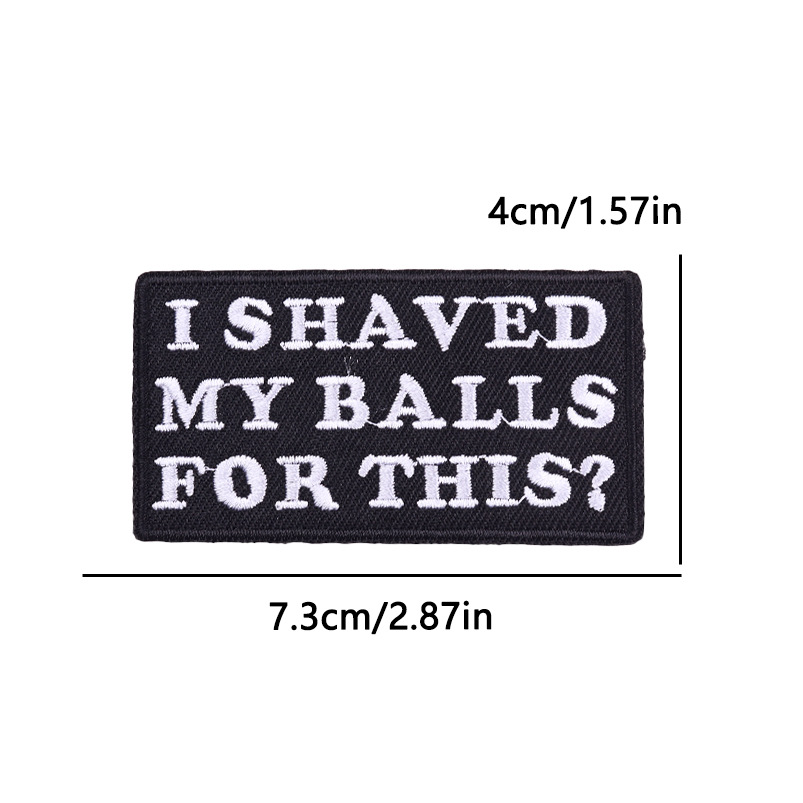7g Weight Clothing Sticker Patches Classification 1 Piece Quantity Embroidery thread Material Slogan Pattern Classic Style Style 1 Piece Slogan Classic Style Embroidery Thread Clothing Sticker Patches 6