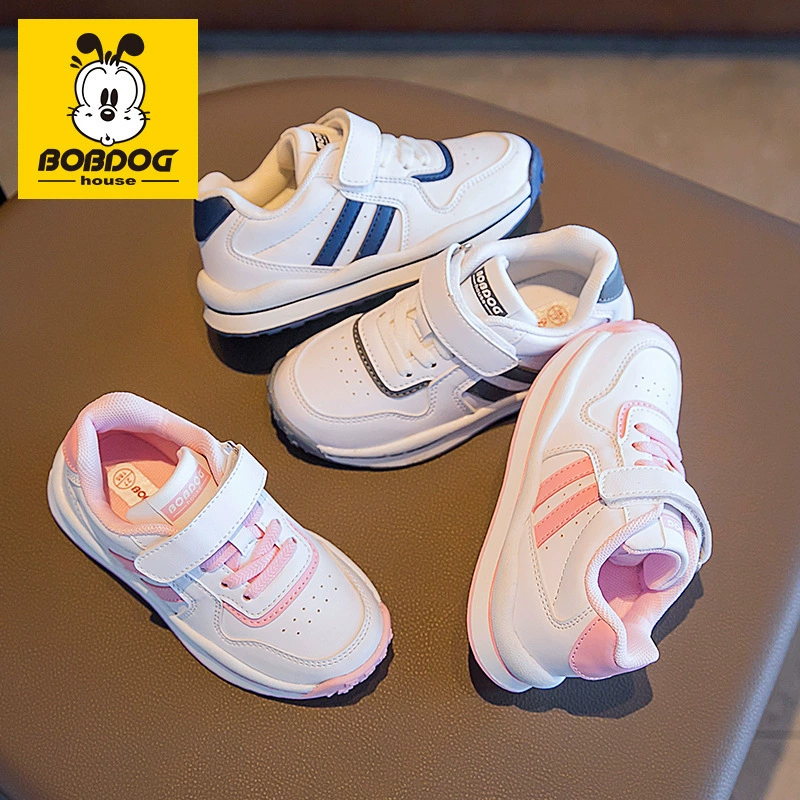 Children's demi-season sports shoes, white shoes, casual footwear, 2022 collection, for teenagers