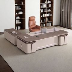 ボスオフィスデスクとチェアの組み合わせ会長シンプルモダンエグゼクティブデスクマネージャー社長オフィステーブル新製品