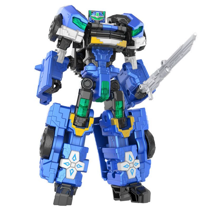 Маленький робот-Transformer: комбинированная боевая машина-игрушка для мальчиков, 4 классических варианта цвета