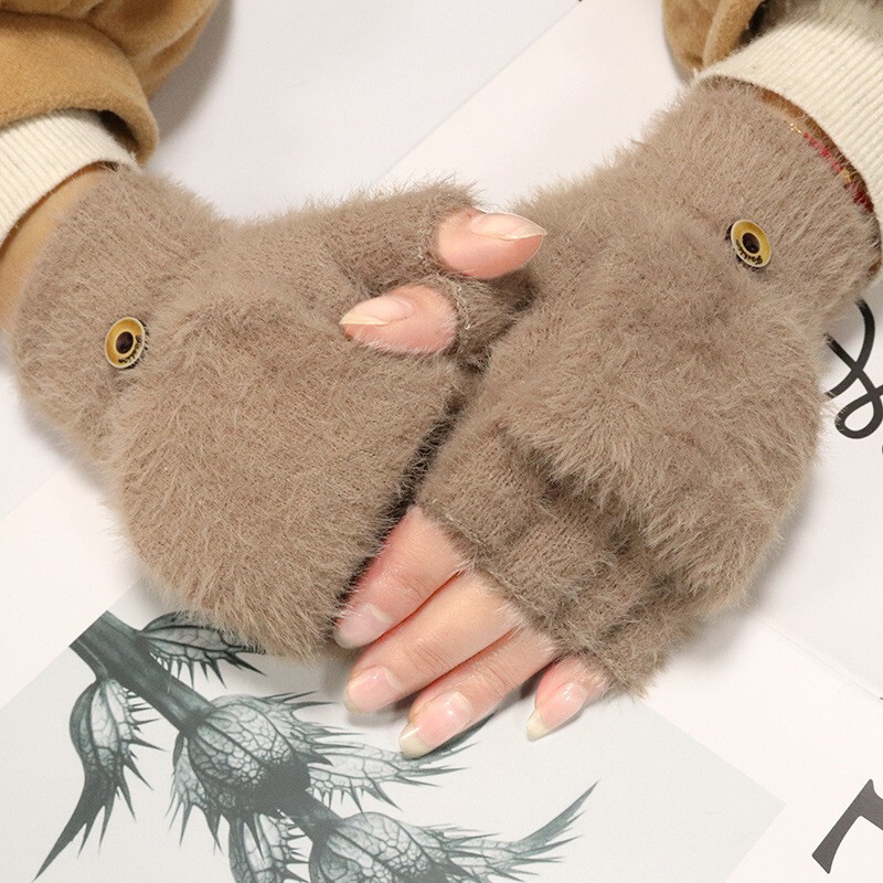 冬の保温ぬいぐるみの手袋学生は指を出して無標手袋の戸外手袋を覆って防寒ネットを厚くして爆発した|undefined
