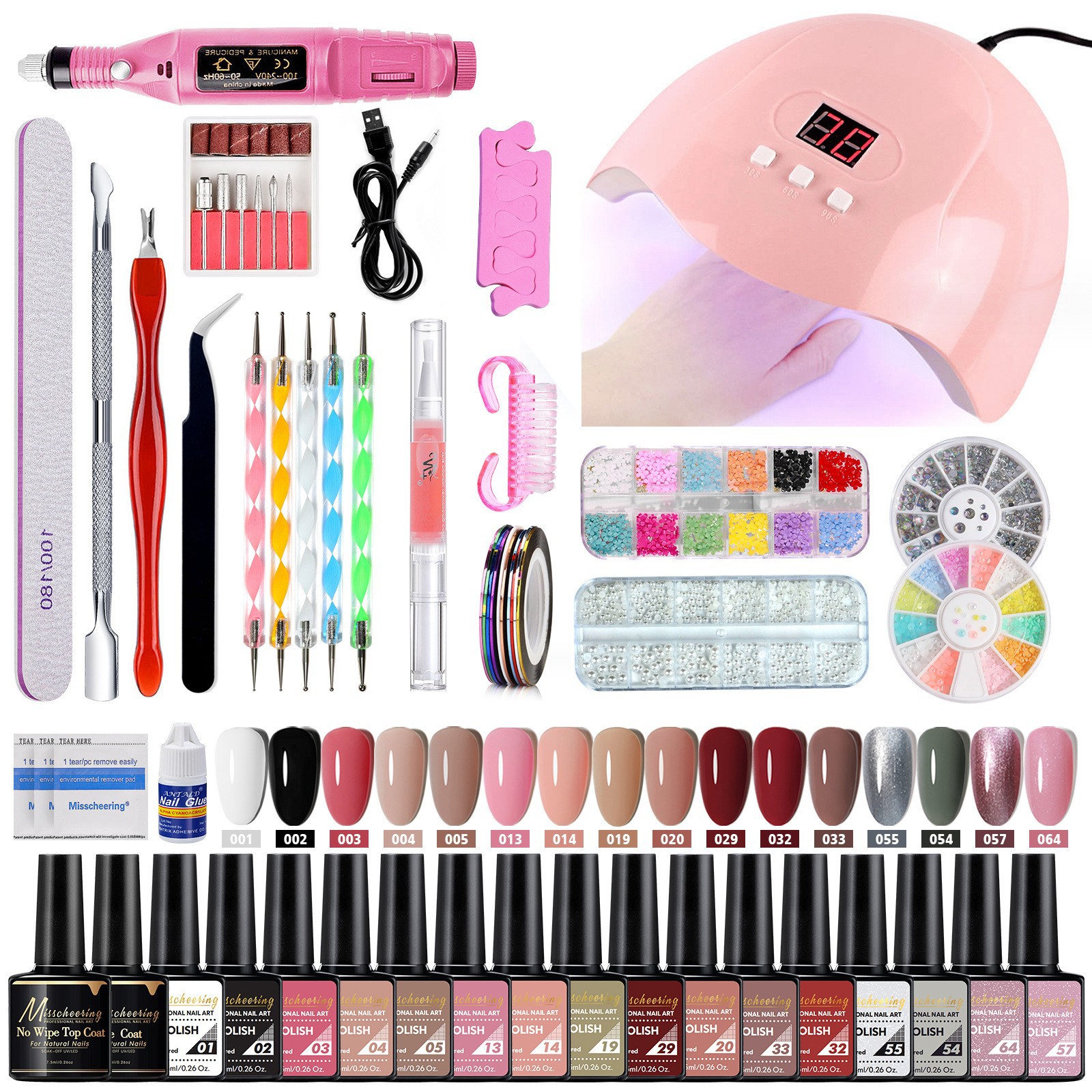 Conjunto de manicura de 35 piezas MGK-10-A