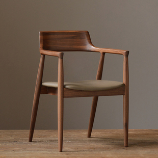 New Chinese-style Circle Chair Three-piece Solid Wood Small Circle Chair Old Elm Wooden Circle Chair Walnut Leisure Circle Chair Single Person Negotiation