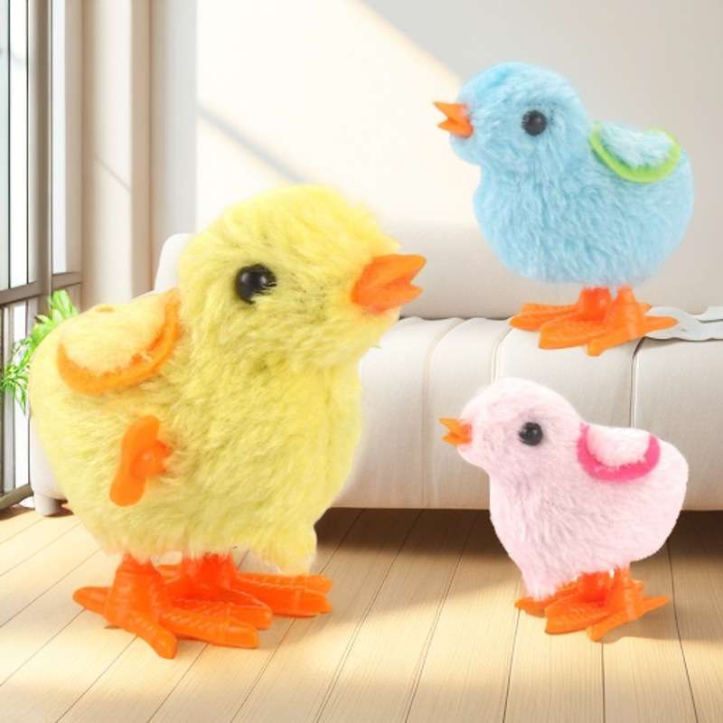 날개 달린 태엽장치 병아리 [4가지 색상 랜덤]