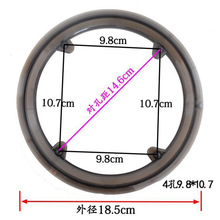 W牙盘护盘山地车公路折叠自行车护罩齿盘保护罩牙盘壳牙盘罩链条L
