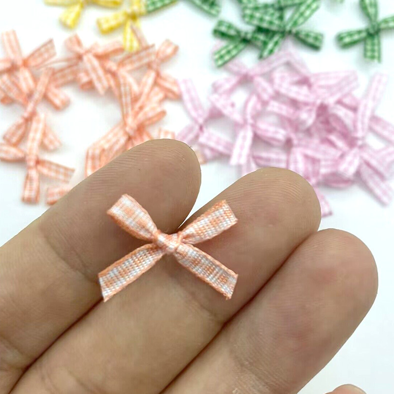 3mm格子ミニ蝶結び手作りdiyカード手帳装飾材料人形人形人形飾り蝶結び