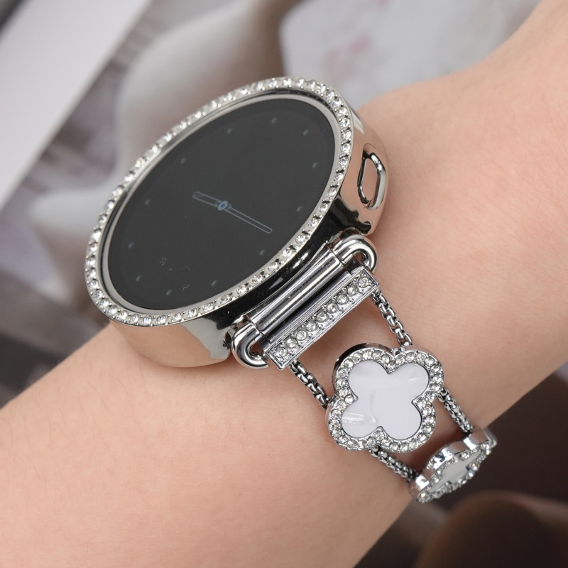 Suitable for Huawei Gt6 Watch Strap Gt5 New Four-Leaf Clover Mother-Of-Pearl Bracelet Gt4 Watch Strap Fit5Pro Bracelet Suitable for Huawei Gt6 Watch Strap Gt5 New Four-Leaf Clover Mother-Of-Pearl Bracelet Gt4 Watch Strap Fit5Pro Bracelet