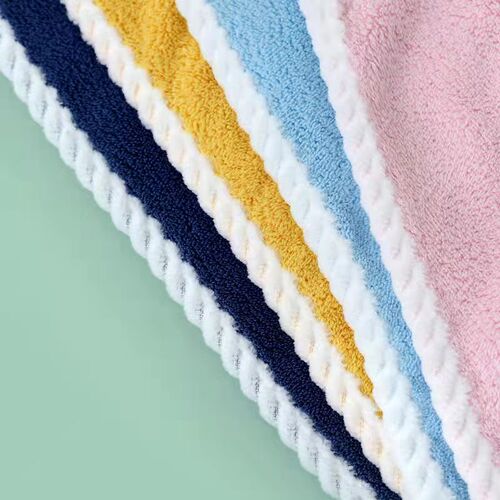 Kitchen wipe hanging hand towel absorbent towel cute cartoon children coral plush quick-dry bathroom rag