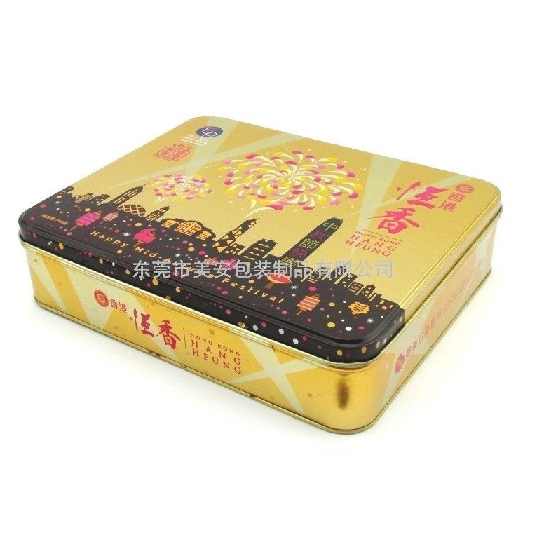 供应莲蓉月饼铁盒 精美月饼铁盒   制罐厂家
