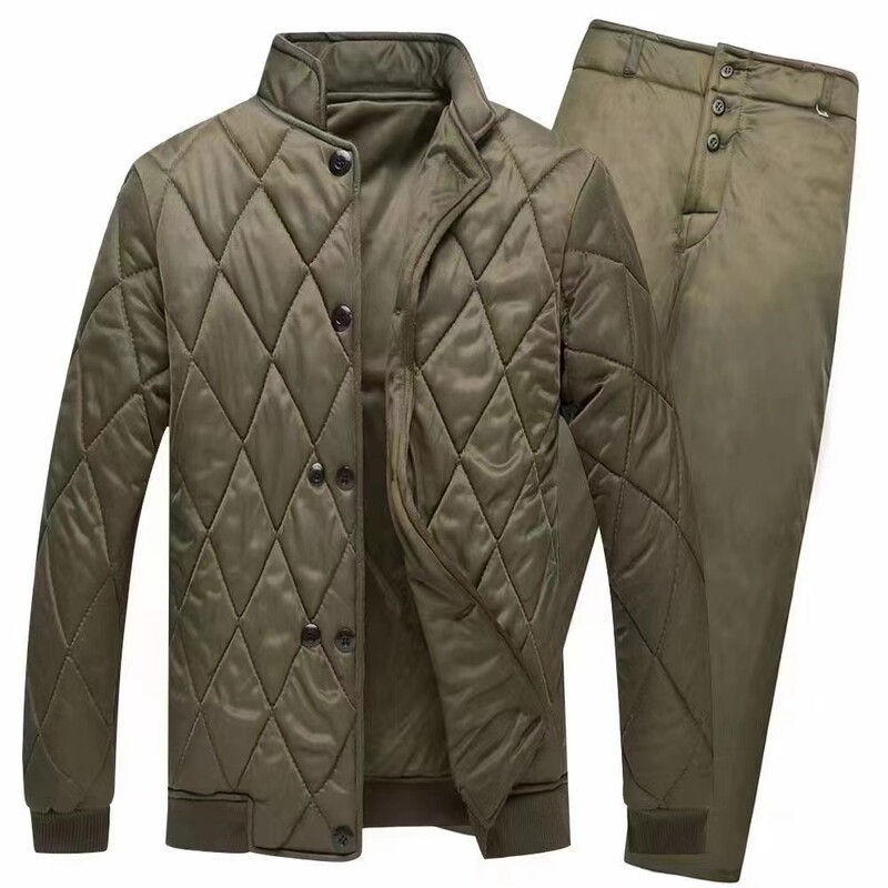 Free Shipping Men's and women's cotton-padded jacket cotton-padded pants cold-proof cold storage cotton-padded clothes knitted zero seven cotton-padded clothes welfare home Super Light warm for the elderly Free Shipping Men's and women's cotton-padded jacket cotton-padded pants cold-proof cold storage cotton-padded clothes knitted zero seven cotton-padded clothes welfare home Super Light warm for the elderly