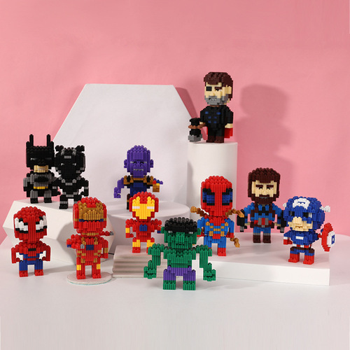 Compatible LEGO cartoon Duplo small particle blocks boy girl toy figurine assembly wholesale puzzle