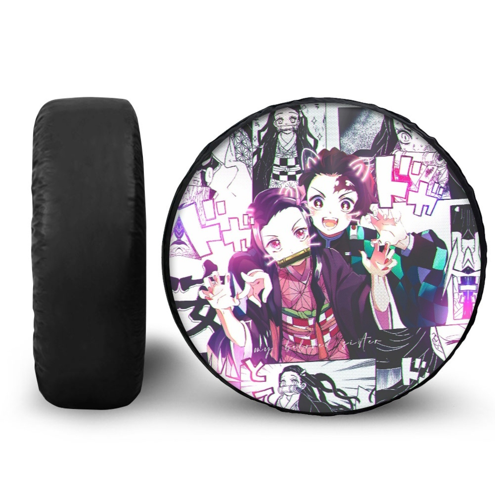 Amazon Spare Tire Cover with Colorful Tree Print Can Be Customized with Pictures, Car Tire Protective Cover, Factory Direct Sales and Dropshipping