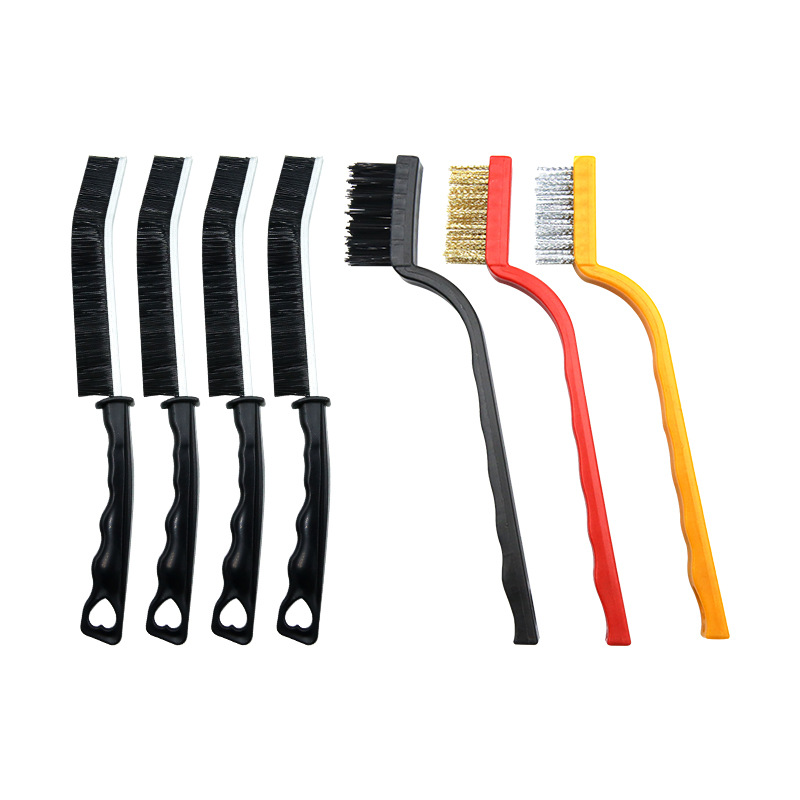 Set de 7 piezas (3 cepillos para estufa + 4 corazones de melocotón)