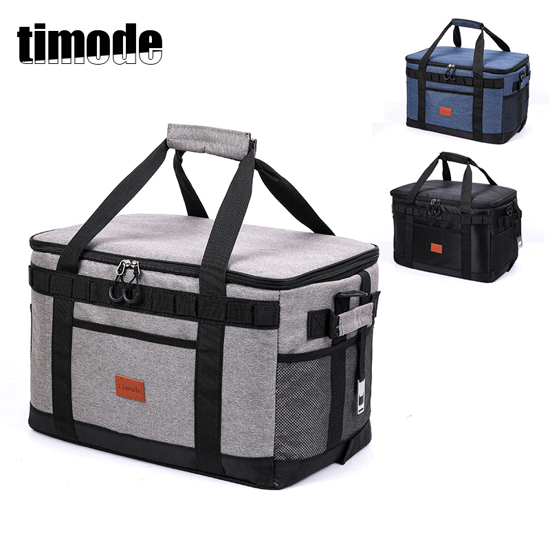 现货大容量防水保温包手提午餐包斜挎包野餐包收纳包户外冰包