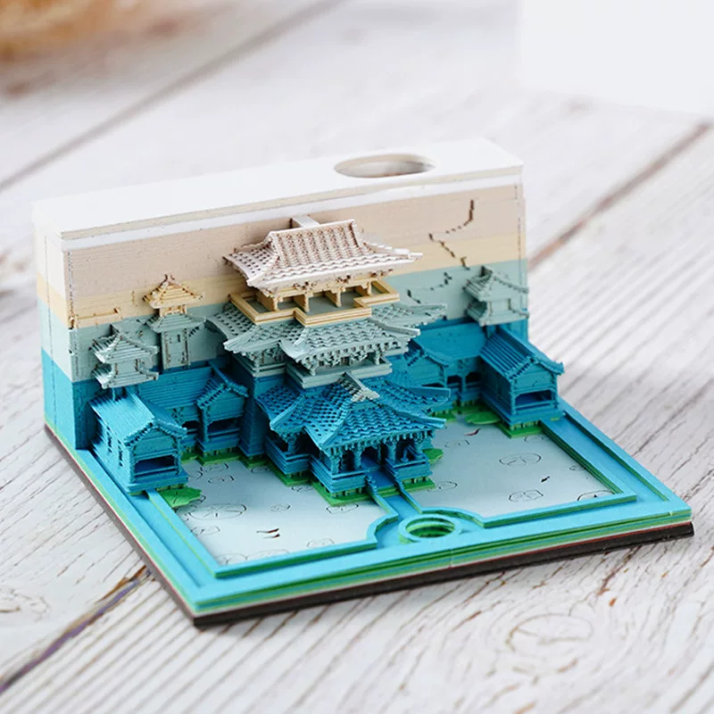 Three dimensional calendar, note, sticker, in 3d format, 2025 years, Birthday gift