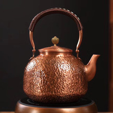 典工堂功夫茶具2.2L手工锤纹铜壶紫铜壶纯铜手工茶壶特价烧水茶壶