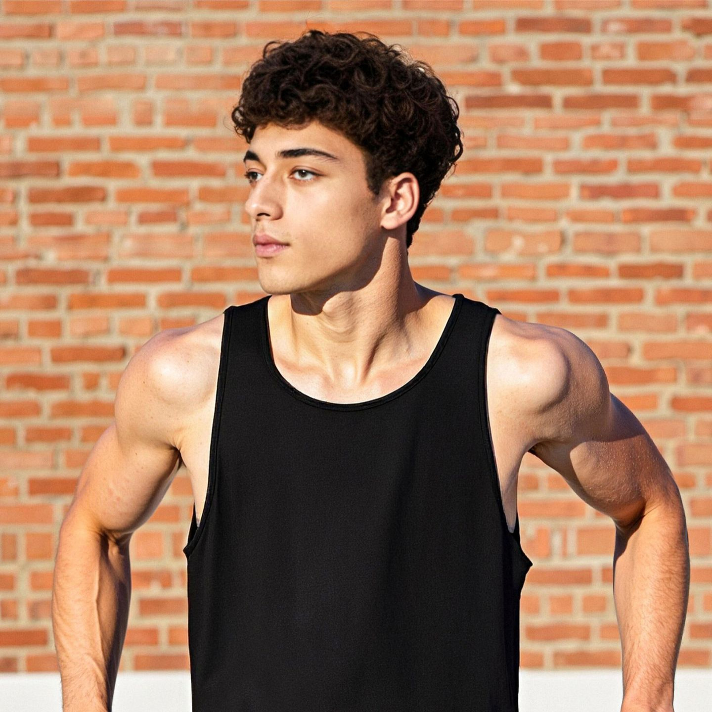 ETAI ropa de hombre de verano ligera y transpirable chaleco de algodón deportivo para hombre suelto fitness casual alta elástica sudor absorción blusa