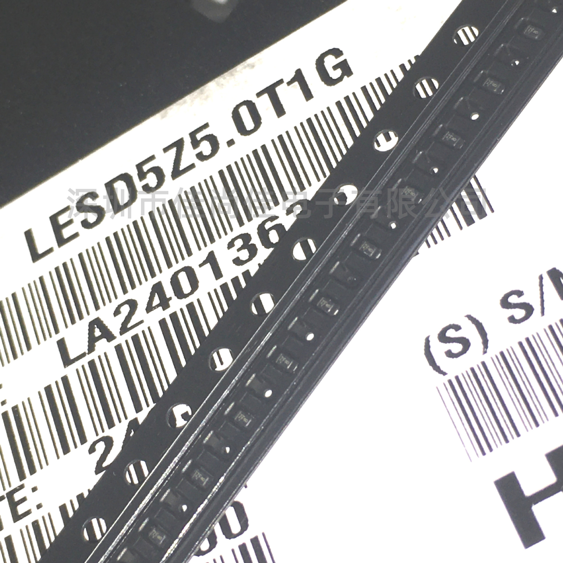 LESD5Z5.0T1G 丝印ZF SOD523 贴片TVS静电保护二极管