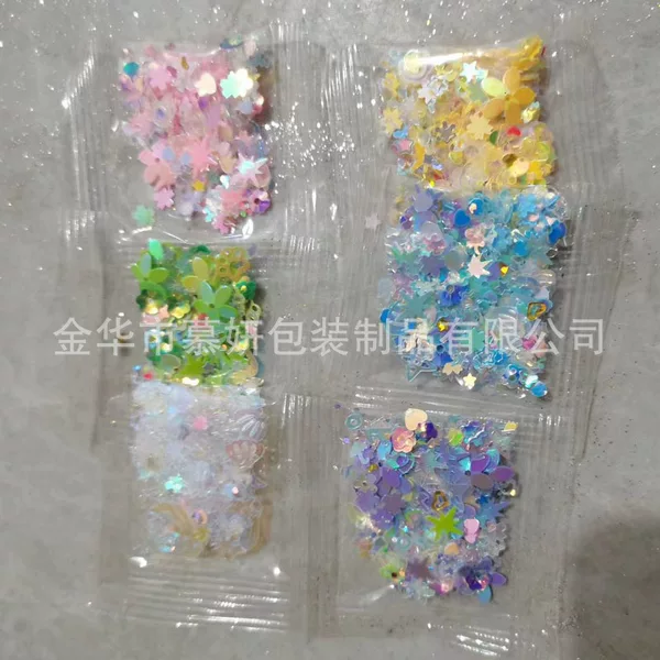 Star Sequins 1g Bagged Colorful Mixed Shell Pieces DIY Materials Nail Art Party Factory Direct Supply Bow Decoration