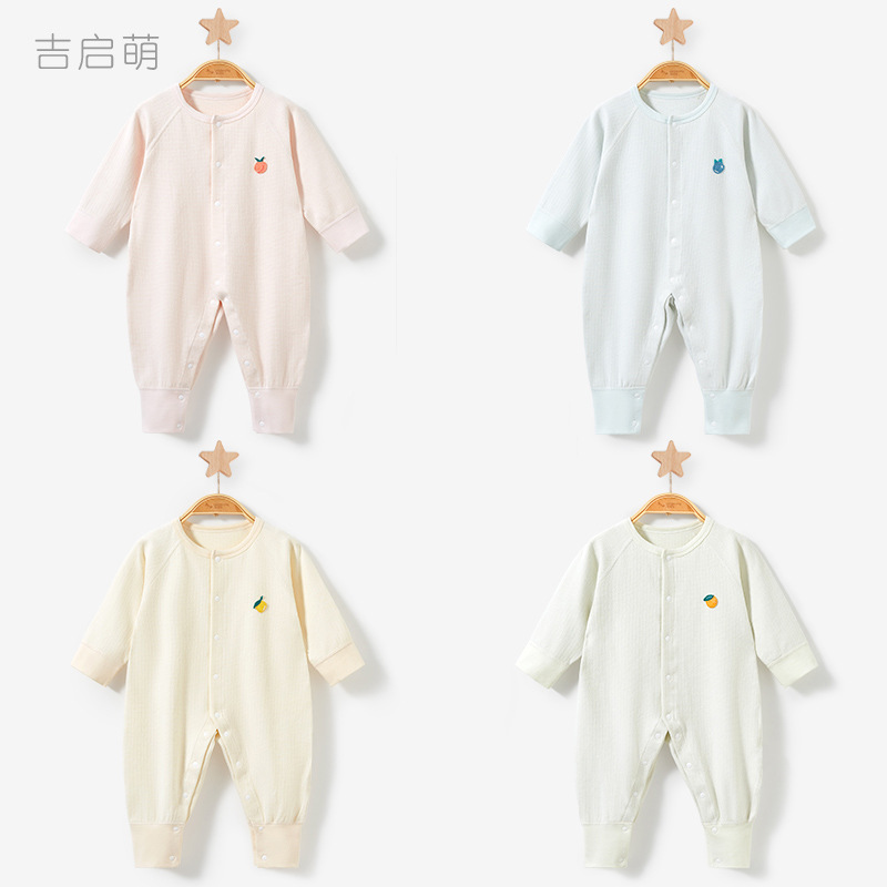 Mono de bebé Primavera, Otoño e Invierno recién nacido cálido hombres y mujeres ropa de otoño tocando fondo mameluco niño mameluco traje ropa de bebé