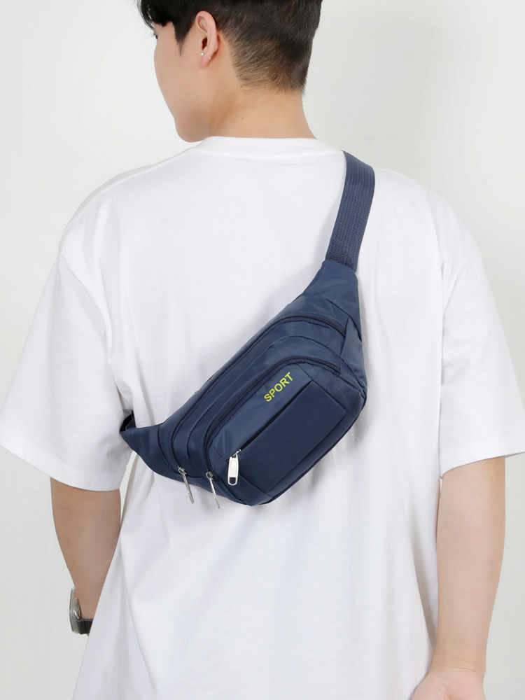 Bolso de pecho multifuncional, mochila, bolso de doble propósito, mochila cruzada, para viajes, compras, correr, teléfono móvil, riñonera deportiva para ocio al aire libre
