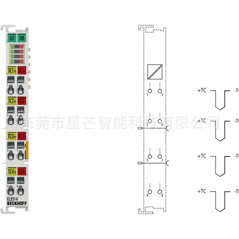 倍福EL3314模块EtherCAT端子德国BECKHOFF模块EL3314全新原装现货