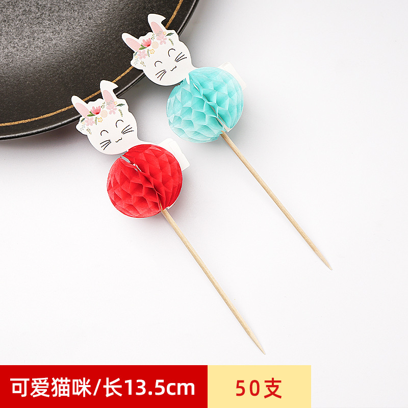 Paraguas pequeño palo de fruta palo de cóctel decoración paraguas palo palillo de dientes paraguas pequeño pastel paraguas palo de fruta plato Decoración