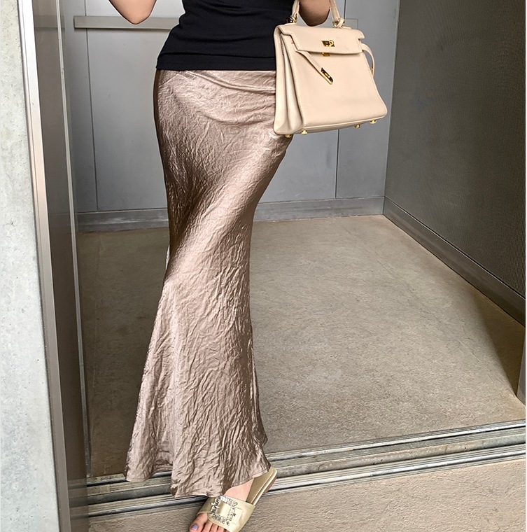 Summer fitted long skirt