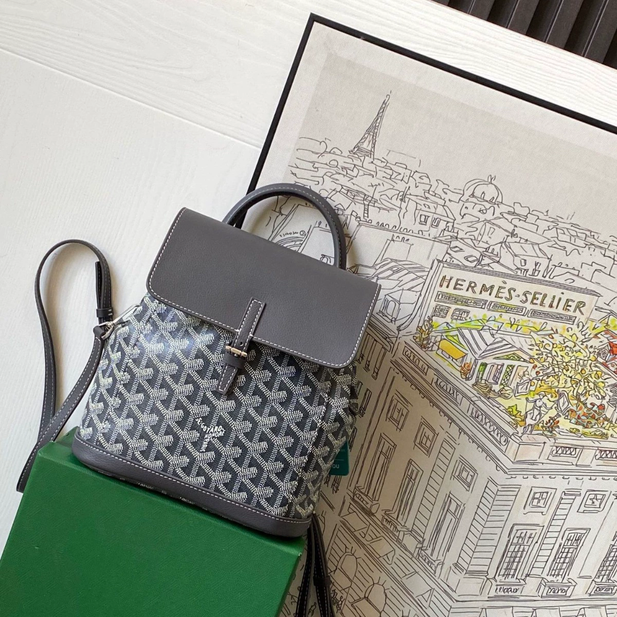 Мини-рюкзак Goyard с узором зебра, маленький школьный рюкзак, семейная буква рюкзак альпин мини повседневный рюкзак