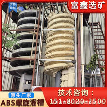 ABS螺旋溜槽 淘金溜金槽 重金属煤泥分选机 沙金尾矿富集洗金槽