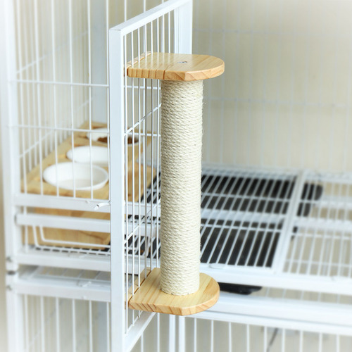 Meow Fairy Cat Scratching Post Cat Climbing Frame Pet Supplies Solid Wood Cat Climbing Frame Sisal Post Cat Supplies Funny Cat Toy