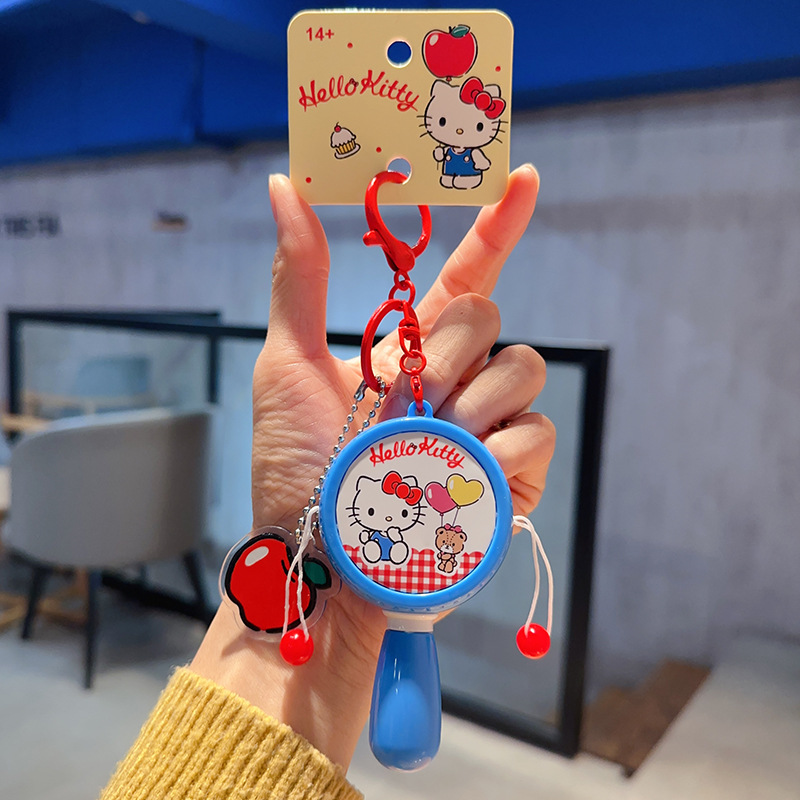 2026年新作正規品サンリオクロミぬいぐるみキーホルダー女性向け可愛いハローキティぬいぐるみカメラ小物