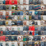 跨境Vale潮牌复古美潮潮流纯棉烫砖印花短袖T恤男女同款支持一件