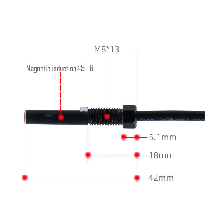 NFOX inducción magnética de ocho partes cable roto de 3 núcleos bicicleta eléctrica scooter disco freno apagado línea de interruptor 3pin