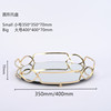 Fruit metal jewelry for living room, decorations, European style, mirror effect