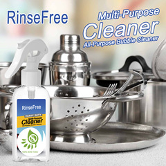 Jue-Fish廚房重油污泡沫清潔劑灶台廚具多用途去油除垢油污清潔劑