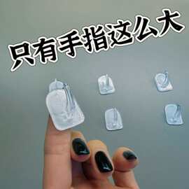 免打孔无痕牛角挂钩创意浴室墙壁粘钩壁挂门后双牛角挂钩粘胶贴