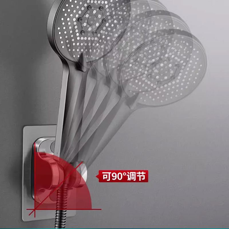 Soporte de ducha sin perforación base de ducha pistola de pulverización soporte de cabeza de ducha sin perforación ducha fija asiento de ducha